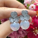 bông tai ngọc trai dị
